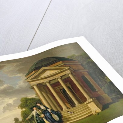 A Sketch for 'Foresters Stalking Deer' by Johann Zoffany