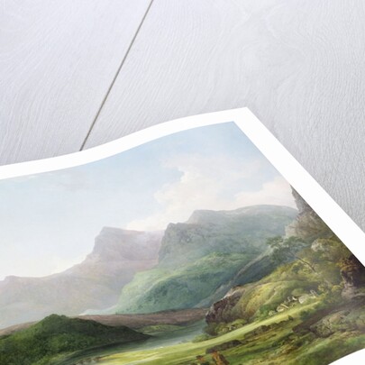 A View of Snowdon from Capel Curig by Philip James de Loutherbourg