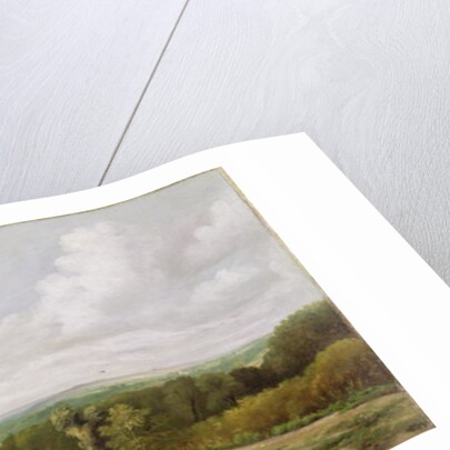 Landscape: Ploughing Scene in Suffolk c.1824 by John Constable