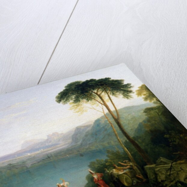 Lake Avernus: Aeneas and the Cumaean Sibyl, c.1814-5 by Joseph Mallord William Turner