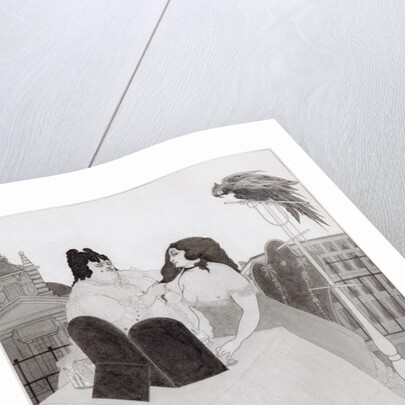 The Lady at the Dressing Table by Aubrey Beardsley