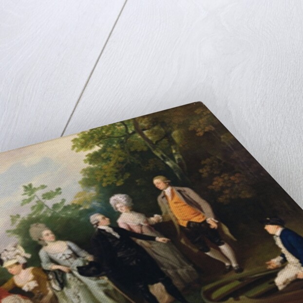The Oliver and Ward Families in a Garden, c.1788 by Francis Wheatley
