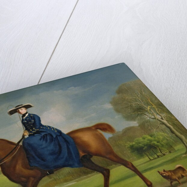 The Countess of Coningsby in the Costume of the Charlton Hunt, c.1760 by George Stubbs