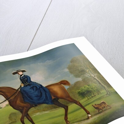 The Countess of Coningsby in the Costume of the Charlton Hunt, c.1760 by George Stubbs