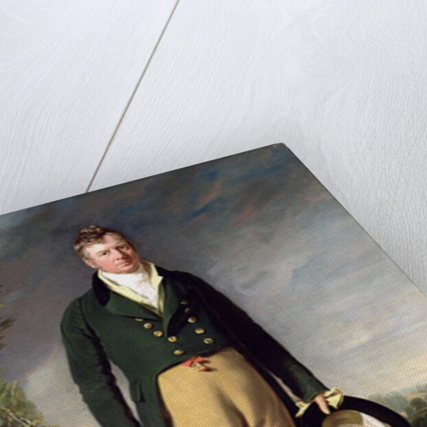 An Unknown Man With his Dog, 1815 by William Owen