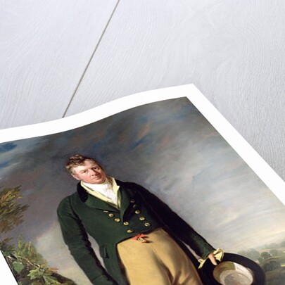 An Unknown Man With his Dog, 1815 by William Owen