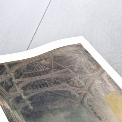 Interior of St. John's Palace, Eltham, c.1793 by Joseph Mallord William Turner