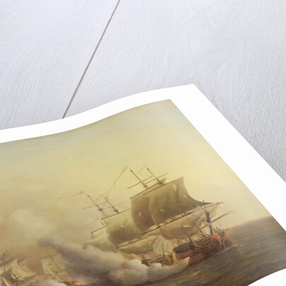 Action Off the Cape of Good Hope, March 9th, 1757 by Samuel Scott