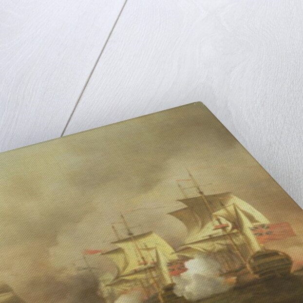 Action Off the Cape of Good Hope, March 9th, 1757 by Samuel Scott