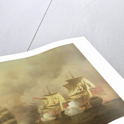 Action Off the Cape of Good Hope, March 9th, 1757 by Samuel Scott