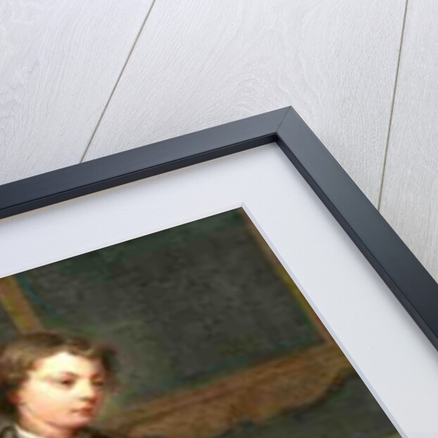 Two Boys of the Nollekens Family, Probably Joseph and John Joseph, Playing at Tops, 1745 by Joseph Francis Nollekens