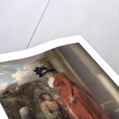 The Squire's Door, c.1790 by George Morland