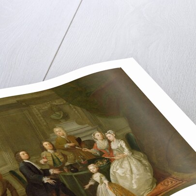 Group Portrait, Probably of the Raikes Family, c.1730-32 by Gawen Hamilton