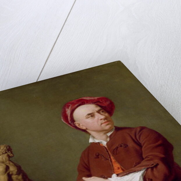 John Michael Rysbrack Modelling his Terra-Cotta Statue of Hercules, 1753 by Andrea Soldi