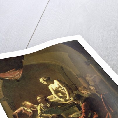 An Academy by Lamplight, c.1768-69 by Joseph Wright of Derby
