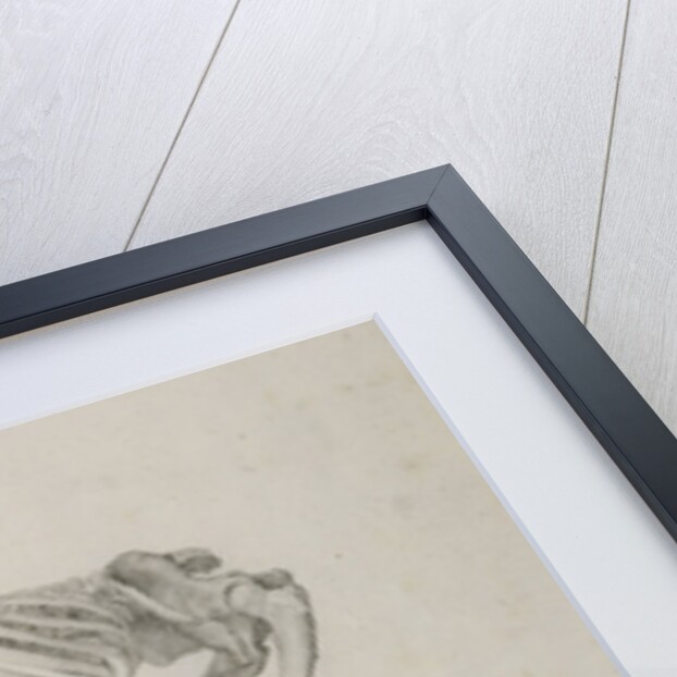 Human Skeleton: Lateral view in Crouching Posture, 18th century by George Stubbs