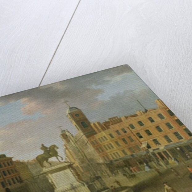 Charing Cross, with the Statue of King Charles I and Northumberland House, c.1750 by Joseph Nickolls