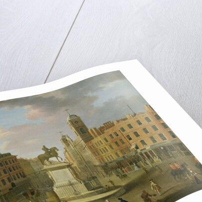 Charing Cross, with the Statue of King Charles I and Northumberland House, c.1750 by Joseph Nickolls