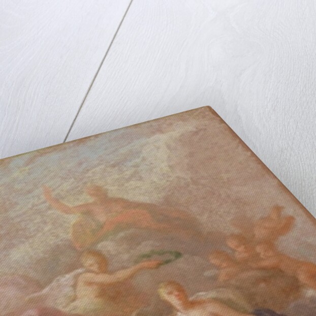 A Sketch of Gratitude Crowned by Peace, with Other Allegorical Figures of Industry, Fame and Plenty, c.1712-13 by James Thornhill