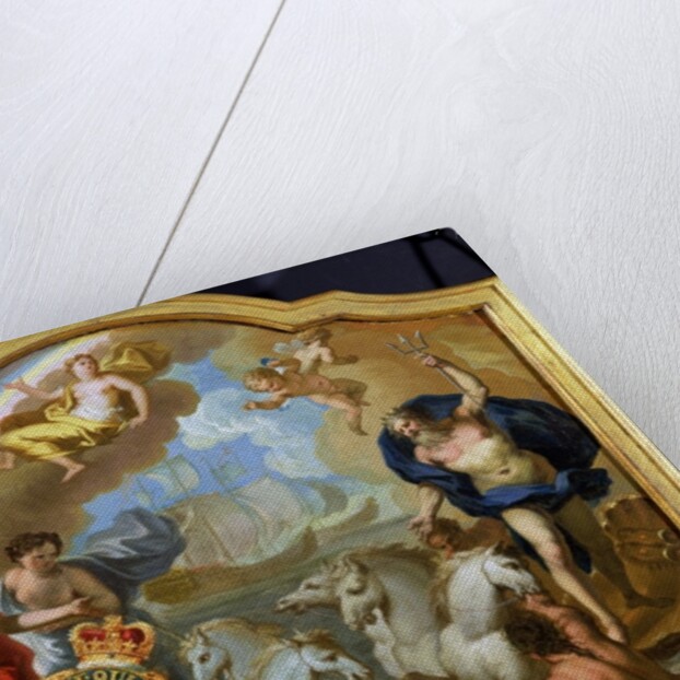 Allegory of the Power of Great Britain by Sea, design for a decorative panel for George I's ceremonial coach, c.1720 by James (attr. to) Thornhill