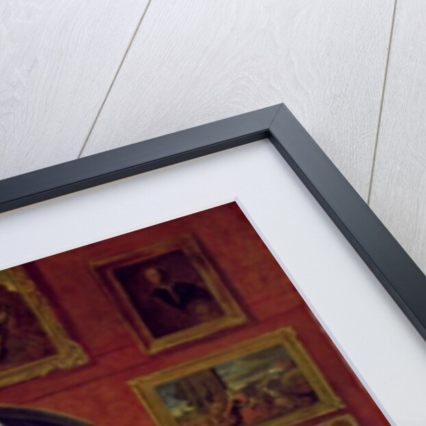 Interior of the Royal Institution, during the Old Master Exhibition, Summer 1832, 1833 by Alfred Woolmer