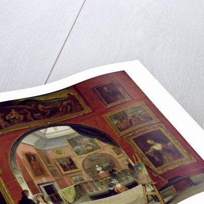 Interior of the Royal Institution, during the Old Master Exhibition, Summer 1832, 1833 by Alfred Woolmer