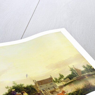 Buckenham Ferry on the River Yare, Norfolk, 1826 by Joseph Stannard