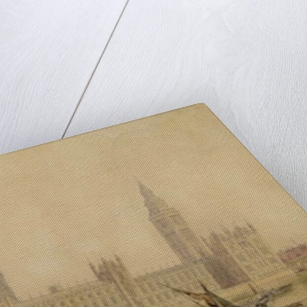 Perspective View of the new Houses of Parliament, c.1840s by Charles Barry
