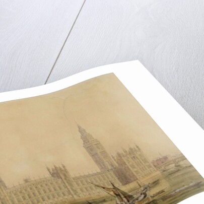 Perspective View of the new Houses of Parliament, c.1840s by Charles Barry