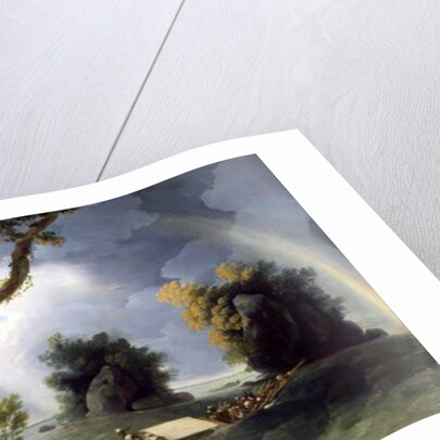 Storm on the Ganges, with Mrs Hastings near the Colgon Rocks, c.1790 by William Hodges