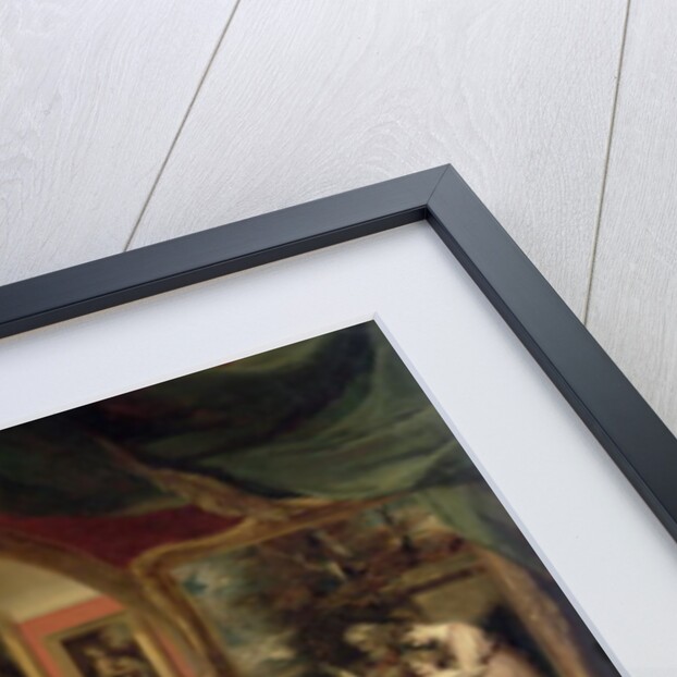 The Interior of the British Institution Gallery, 1829 by John Scarlett Davis