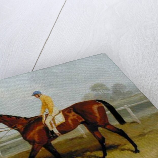 Sir Tatton Sykes Leading in the Horse 'Sir Tatton Sykes', with William Scott Up, 1846 by Harry Hall