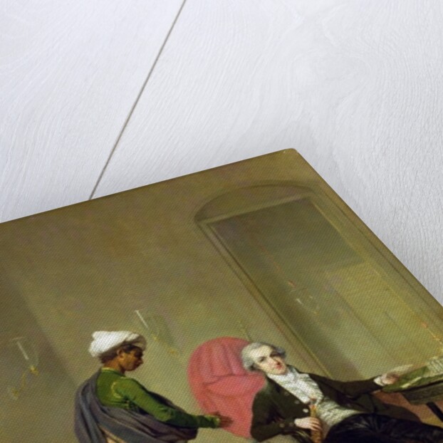 A Gentleman, possibly William Hickey, and his Indian Servant, c.1785 by Arthur Devis