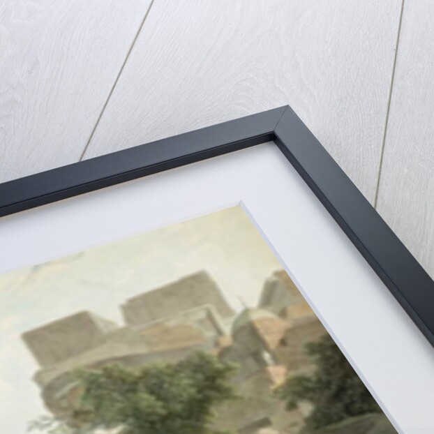 Fakir's Rock at Sultanganj, on the River Ganges, India, c.1790 by Thomas & William (1769-1837) Daniell