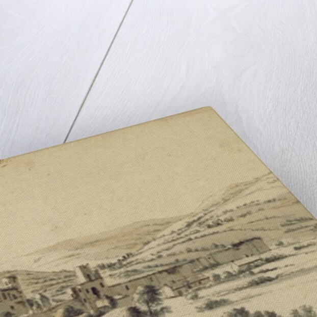 Caerphilly Castle by Hendrick Danckerts