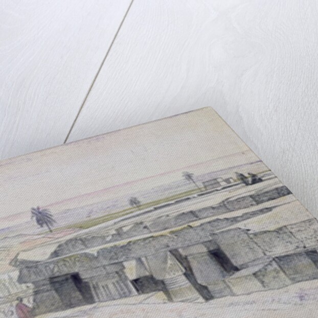 Abydus, 1pm, 12th January 1867 by Edward Lear