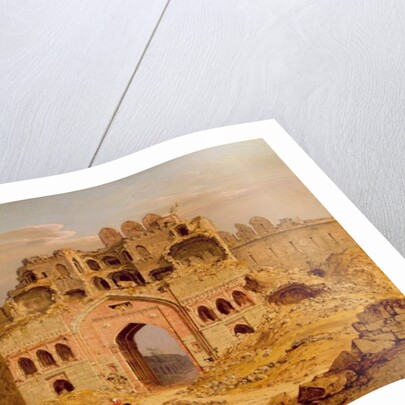 Inside the Main Entrance of the Purana Qila, Delhi, 1823 by Robert Smith