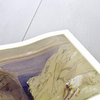 Wied Zurrik, Malta, 10 am, 11th March by Edward Lear