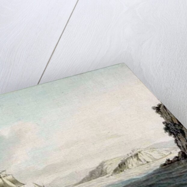 Agropoli, The Temples of Paestum, and the Bay of Salerno by Dominic Serres