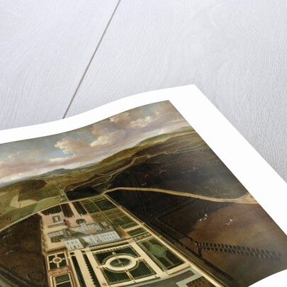 South Prospect of Hampton Court, Herefordshire, c.1705 by John Stevens