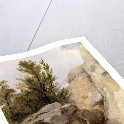 In the Forest of Fontainebleau, c.1825 by Richard Parkes Bonington