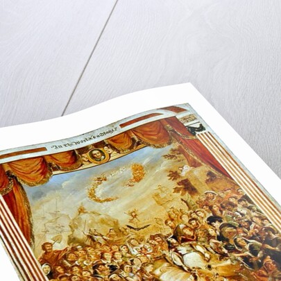 The First Appearance of William Shakespeare on the Stage of the Globe with Part of his Dramatic Company in 1564, 1864-65 by George Cruikshank