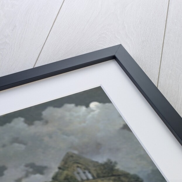 Visitor to a Moonlit Churchyard, 1790 by Philip James de Loutherbourg