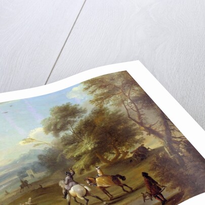 A Hawking Party, c.1690 by Jan Wyck