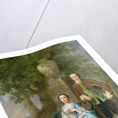 Portrait of George and Margaret Rogers, c.1748-50 by Francis Hayman