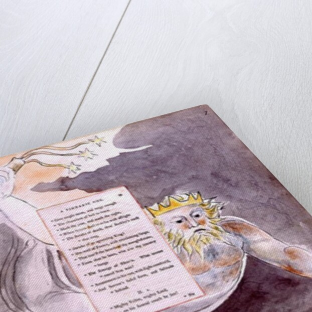 The Bard, A Pindaric Ode: 'O'er thy Country Hangs, The Scourge of Heaven by William Blake