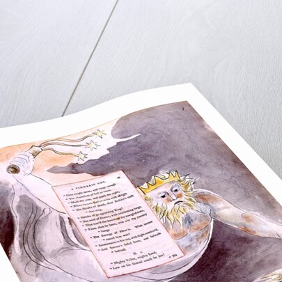 The Bard, A Pindaric Ode: 'O'er thy Country Hangs, The Scourge of Heaven by William Blake