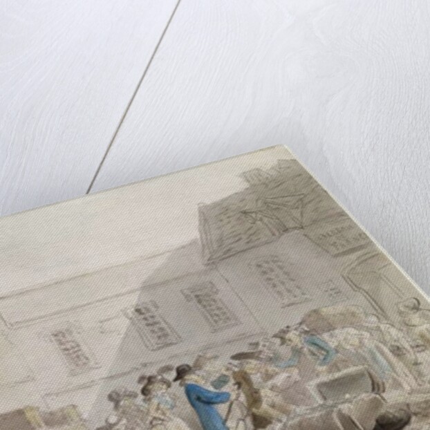 The Customs House at Boulogne by Thomas Rowlandson