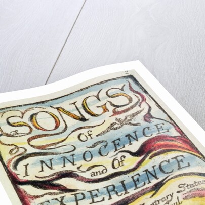 Combined Title Page from 'Songs of Innocence and of Experience' by William Blake