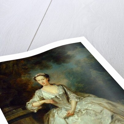 A Lady with a Book, c.1730-40 by Bartholomew Dandridge